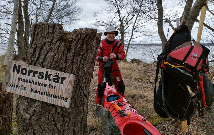 Bild. Jag på Norrskär.